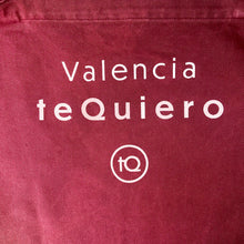 Cargar imagen en el visor de la galería, Delantal Loneta Burdeos Basico Valencia teQuiero - Valencia teQuiero
